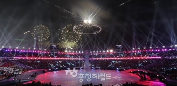 2018평창동계올림픽 개막식장면[사진=연합뉴스]