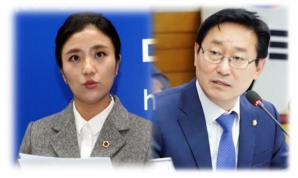 더불어민주당 김소연 대전시의원(좌측)의 금품선거 폭로사건이 박범계 국회의원(우측)과의 진실공방 양상으로 번지고 있다.