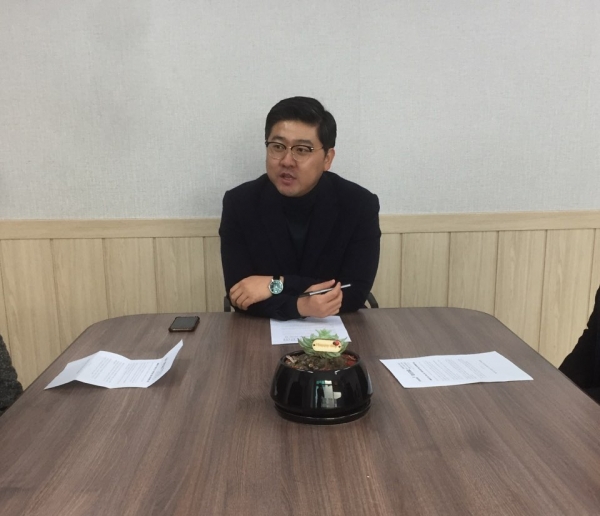 권오철 더불어민주당 대전시 중구 당원자치회 창립 준비위원장.