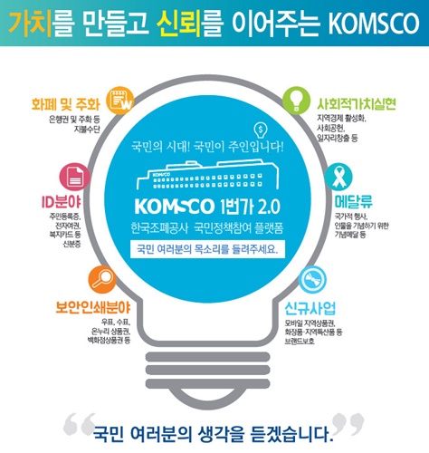 ‘KOMSCO 1번가 2.0’ 포스터.