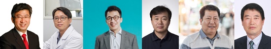 26회 대전 경제과학대상 수상자. (왼쪽부터)박한오·김희식·천홍석·황문영·이용수·윤병석